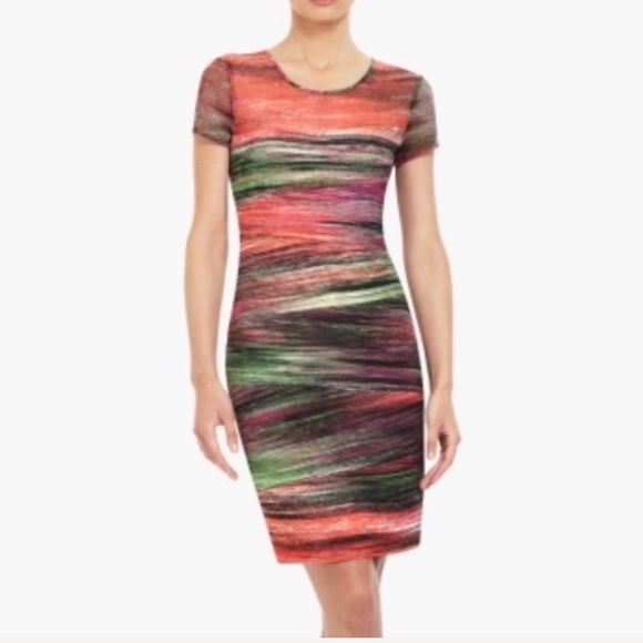 BCBGMaxAzria Dresses & Skirts - NWOT BCBGMaxAzria Donna Short Sleeve Print Dress